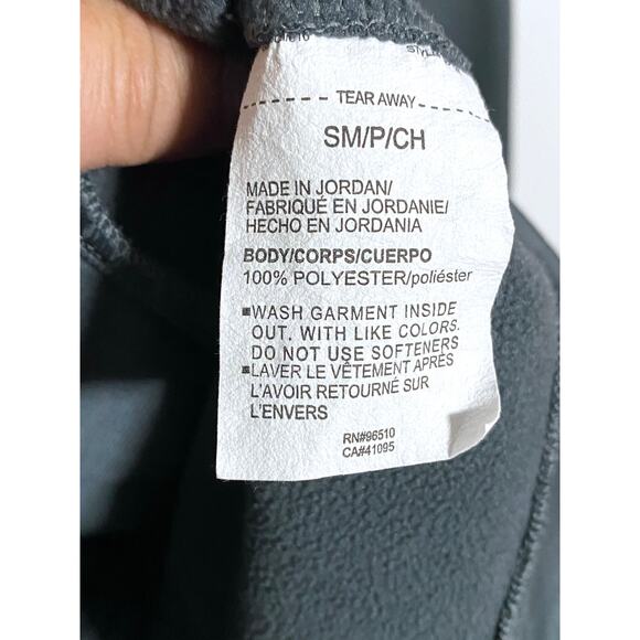 Under Armour 1/4 Zip Hoodie Pullover Sweatshirt Loose Orange Logo Mens SM - Picture 7 of 7